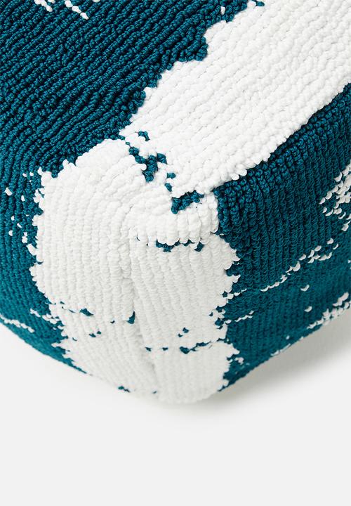 Sixth Floor - Tie dye pouf - blue