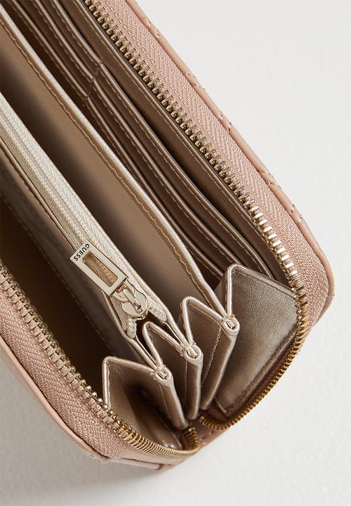 GUESS - Cessily slg large zip around - rosewood