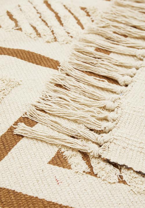 Sixth Floor - Maria tufted rug - cream & brown