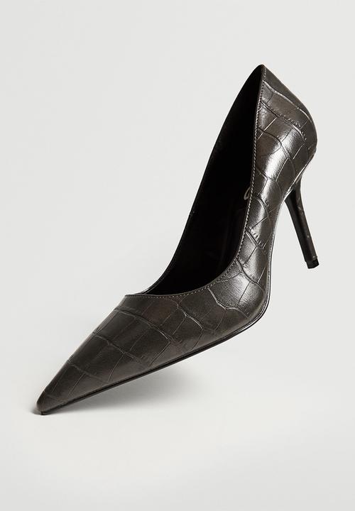 MANGO - Lora court heel - light/pastel grey