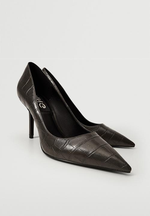 MANGO - Lora court heel - light/pastel grey