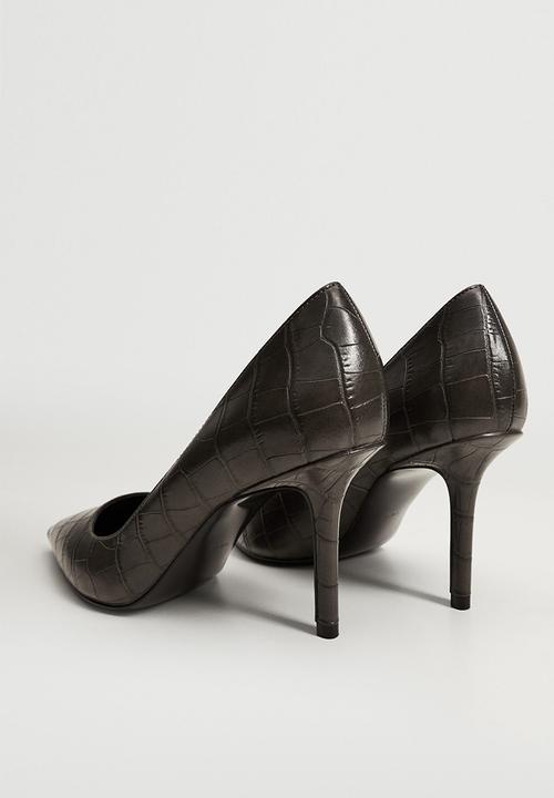 MANGO - Lora court heel - light/pastel grey