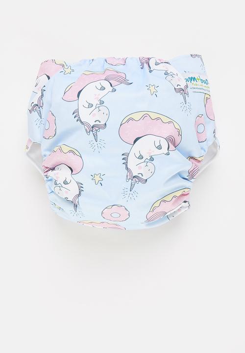 Bamboo Baby - Pocket nappy - unicorn print 