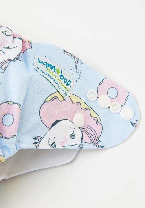 Bamboo Baby - Pocket nappy - unicorn print 