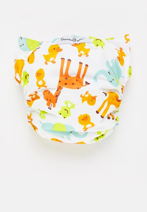 Bamboo Baby - Fancypants basic pocket nappy - bamboo insert - duck print