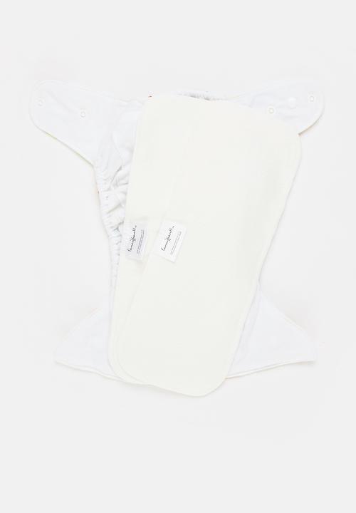 Bamboo Baby - Fancypants basic pocket nappy - bamboo insert - duck print