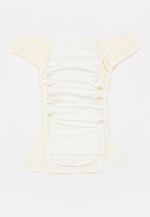 Bamboo Baby - Fancypants originals pocket nappy - bamboo insert - sunshine
