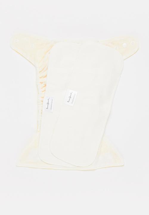 Bamboo Baby - Fancypants originals pocket nappy - bamboo insert - sunshine