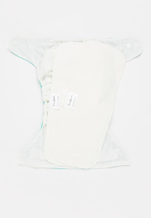 Bamboo Baby - Fancypants originals pocket nappy - bamboo insert - splash