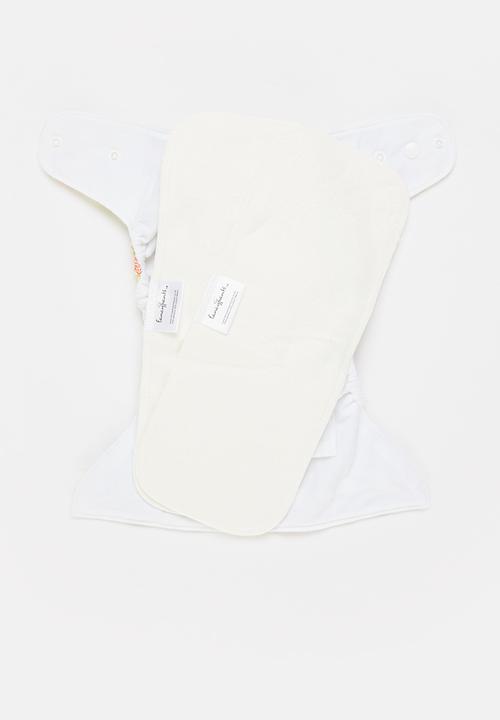 Bamboo Baby - Fancypants basic pocket nappy - bamboo insert - floral print 