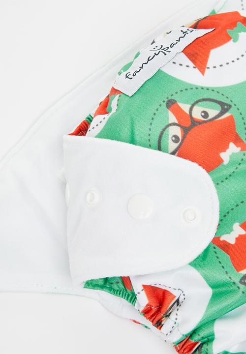 Bamboo Baby - Fancypants all in one nappy - fox print 