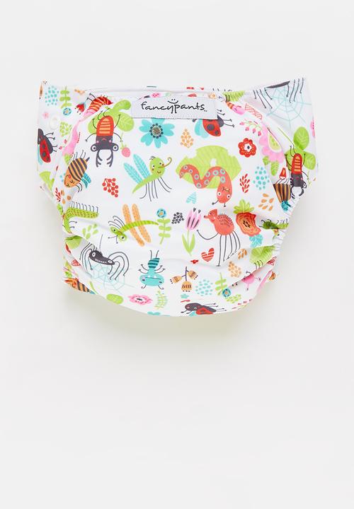 Bamboo Baby - Fancypants all in one nappy - bugs print 