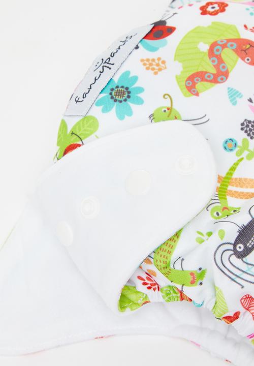 Bamboo Baby - Fancypants all in one nappy - bugs print 