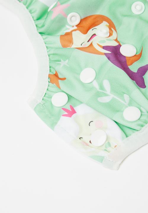 Bamboo Baby - Swimming nappy - mermaid print 