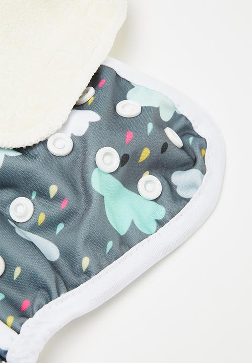 Bamboo Baby - All in one nappy - cloud