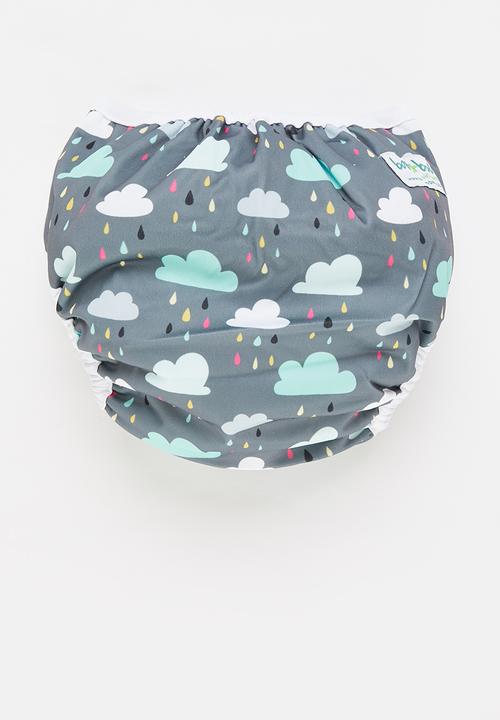 Bamboo Baby - All in one nappy - cloud
