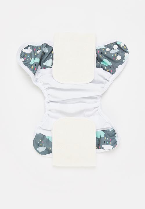 Bamboo Baby - All in one nappy - cloud