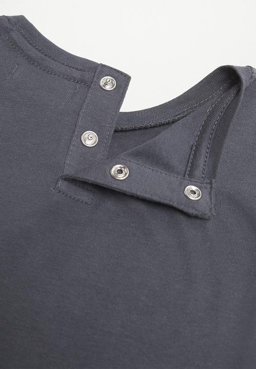 MANGO - T-shirt ratoli - charcoal