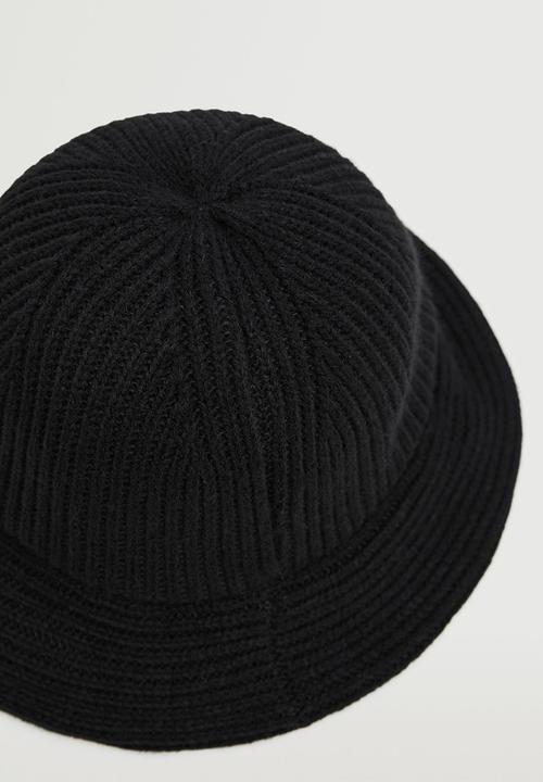 MANGO - Bucket hat -  black