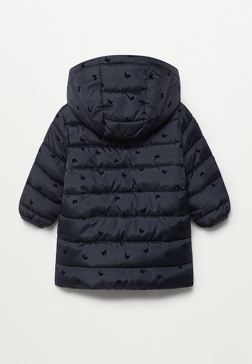 MANGO - Anorak julong - navy