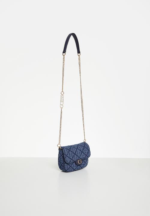 GUESS - Gillian mini crossbody flap - blue