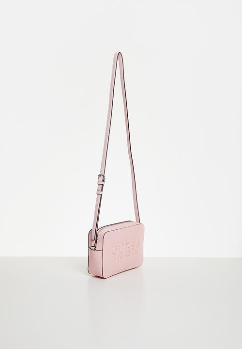 GUESS - Rodney camera crossbody - powder pink 