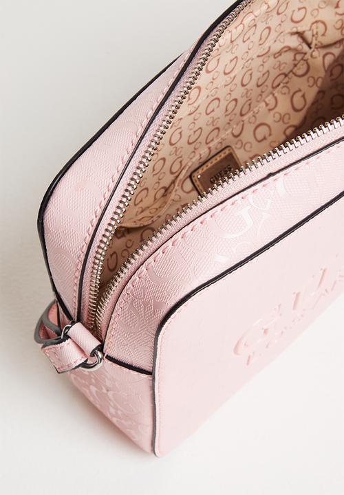 GUESS - Rodney camera crossbody - powder pink 