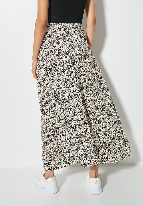 Superbalist - Easy wrap skirt - pink pop ditsy