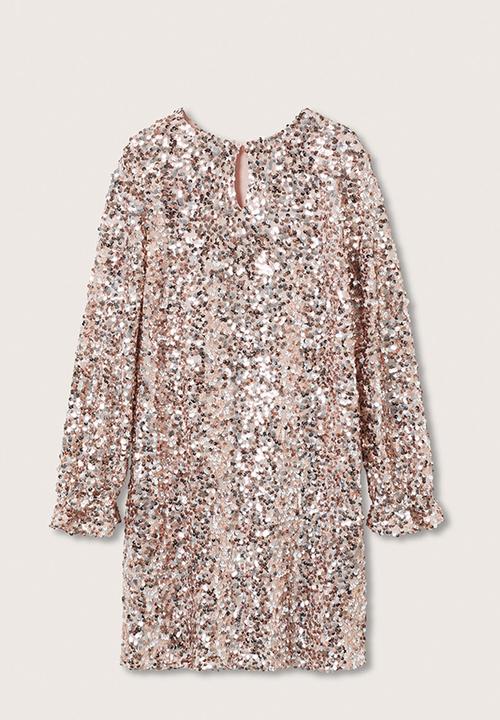 MANGO - Dressgolden - gold