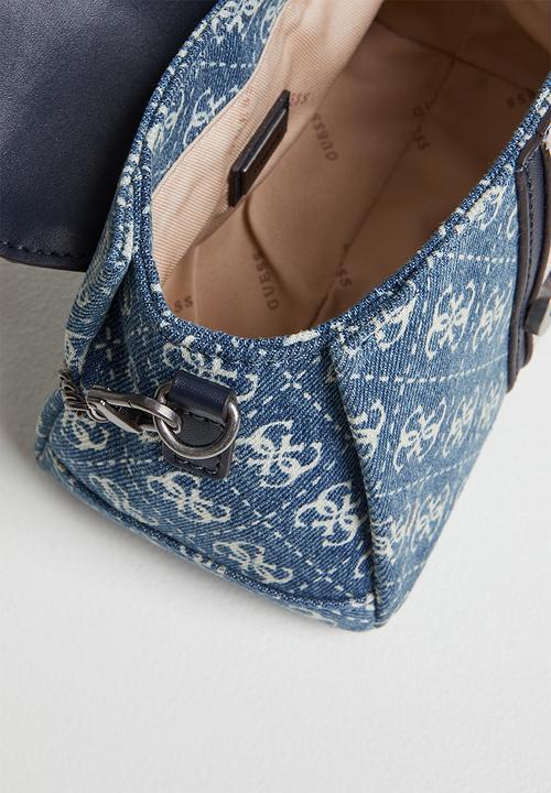 GUESS - Kasinta mini top handle flap - blue