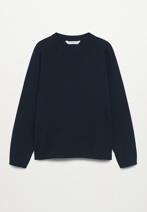 MANGO - Sweater fedepack - navy/grey