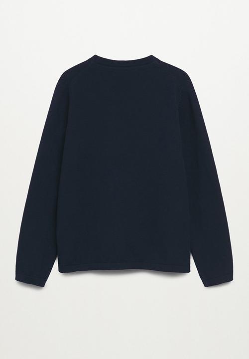 MANGO - Sweater fedepack - navy/grey
