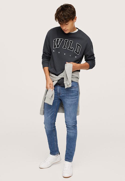 MANGO - Sweatshirt europe - grey