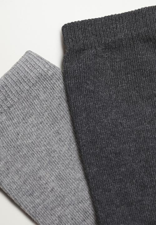 MANGO - Socks uni - grey