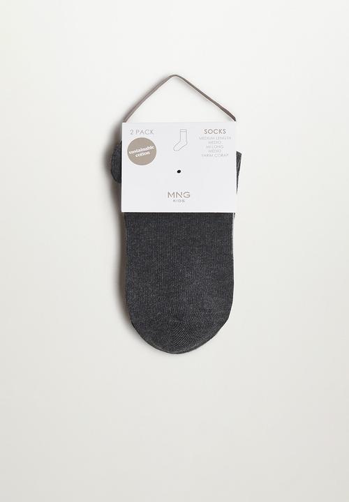 MANGO - Socks uni - grey