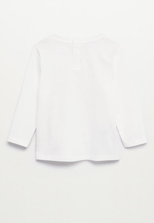MANGO - T-shirt skate - white