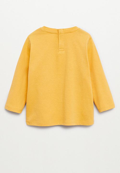 MANGO - T-shirt skate - yellow