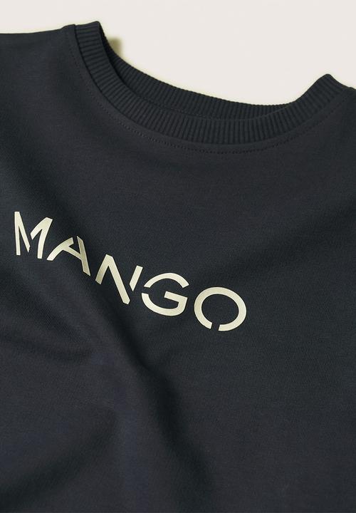 MANGO - Sweatshirt mangolog - navy