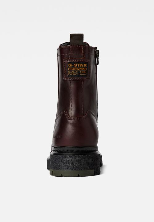 G-STAR - Kafey hgh lace lea w - red/brown