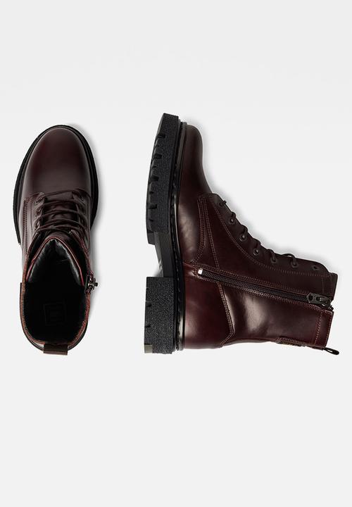 G-STAR - Kafey hgh lace lea w - red/brown