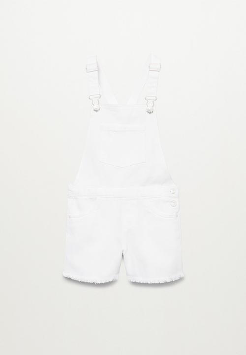 MANGO - Dungarees alba - white 