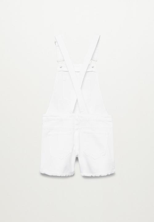MANGO - Dungarees alba - white 