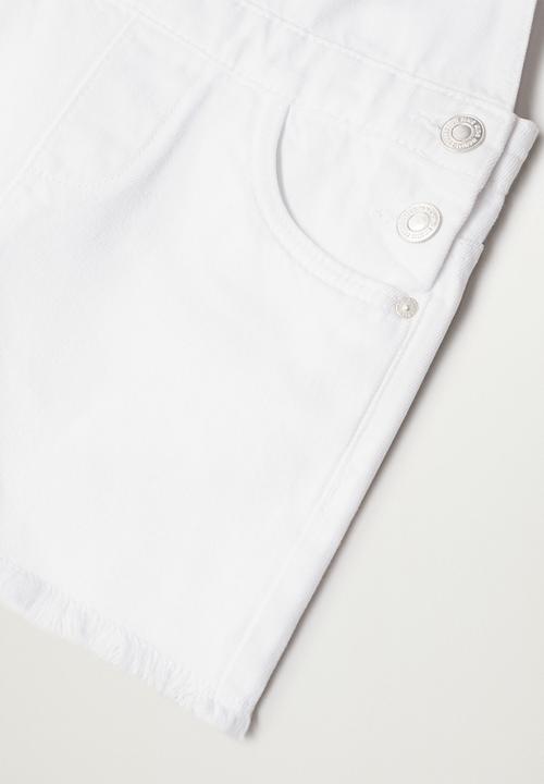 MANGO - Dungarees alba - white 