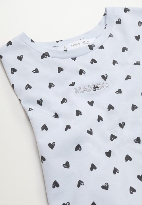 MANGO - T-shirt mangofis-h - blue