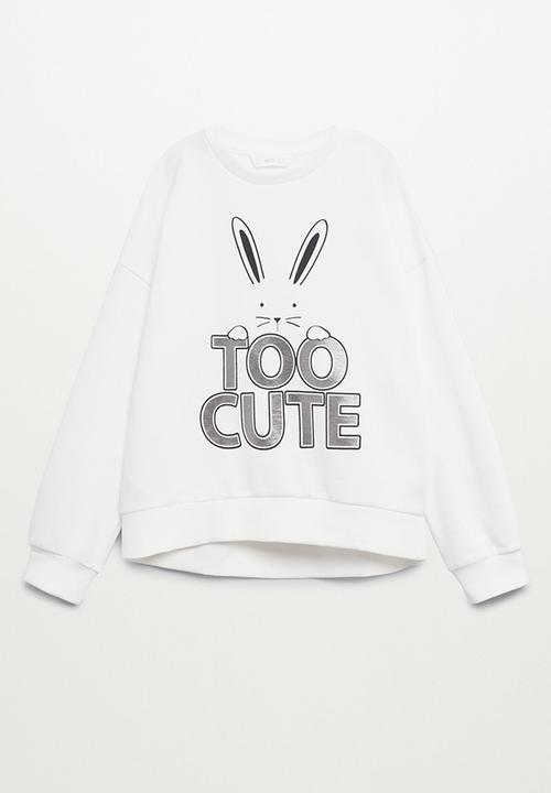 MANGO - Sweatshirt dublinip 2 pack - off white & pink