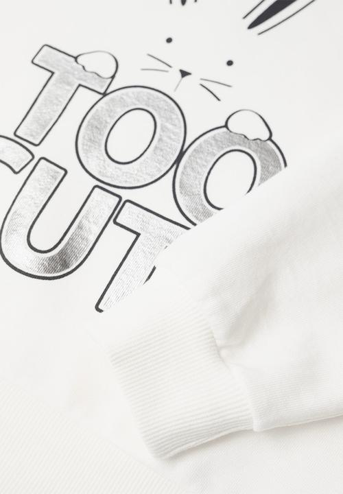 MANGO - Sweatshirt dublinip 2 pack - off white & pink