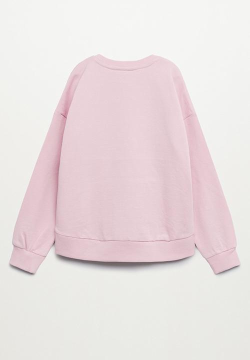 MANGO - Sweatshirt dublinip 2 pack - off white & pink