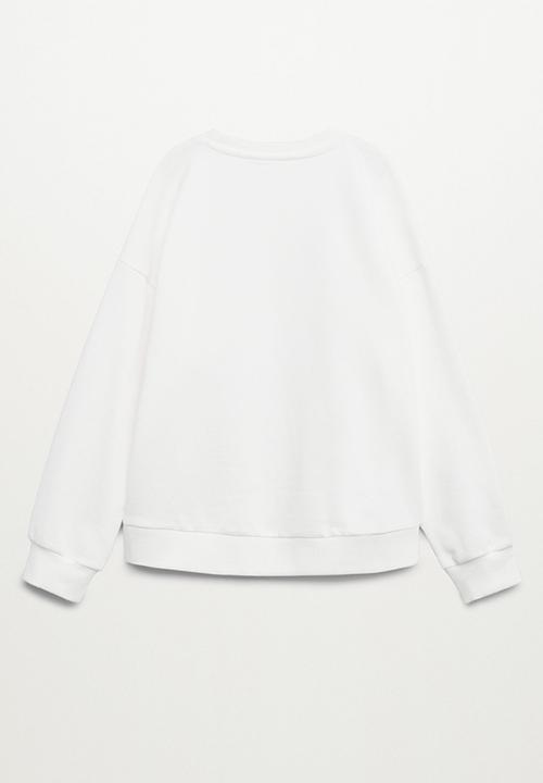 MANGO - Sweatshirt dublinip 2 pack - off white & pink