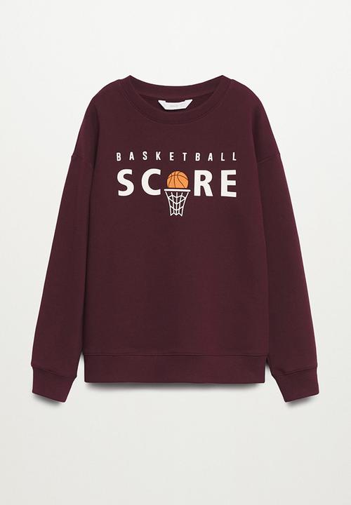 MANGO - Sweatshirt albe 2-pack - grey & burgundy 