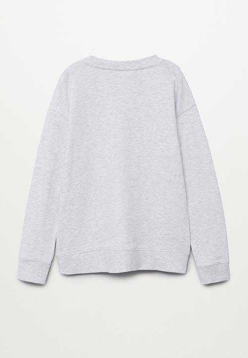 MANGO - Sweatshirt albe 2-pack - grey & burgundy 